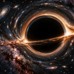 宇宙空間に存在するブラックホール